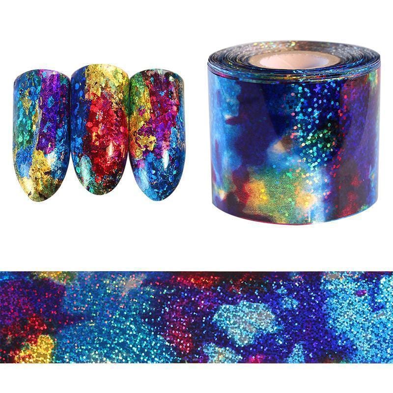 Women Starry Sky Nail Foil Paper Decals For Nail Art--JadeMoghul Inc.