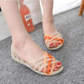 Women Summer Candy Color Jelly Sandals