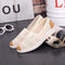 Women Summer Cotton Canvas Lace Loafers
