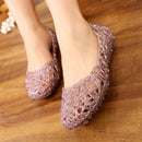 Women Summer Glitter Jelly Sandals-Pink-6-JadeMoghul Inc.