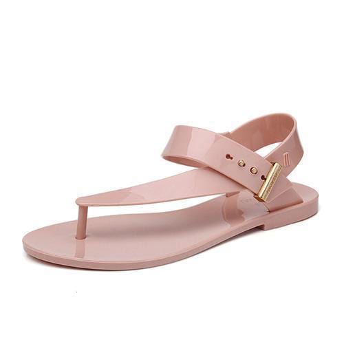 Women Summer Jelly Beach Sandals-pink-5-JadeMoghul Inc.