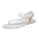 Women Summer Jelly Beach Sandals-white-5-JadeMoghul Inc.