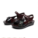 Women Super Comfortable PU Leather Sandals-Brown-5-JadeMoghul Inc.
