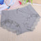 Women Super Soft Cotton Briefs With Lace Trimming-grey-XL-JadeMoghul Inc.