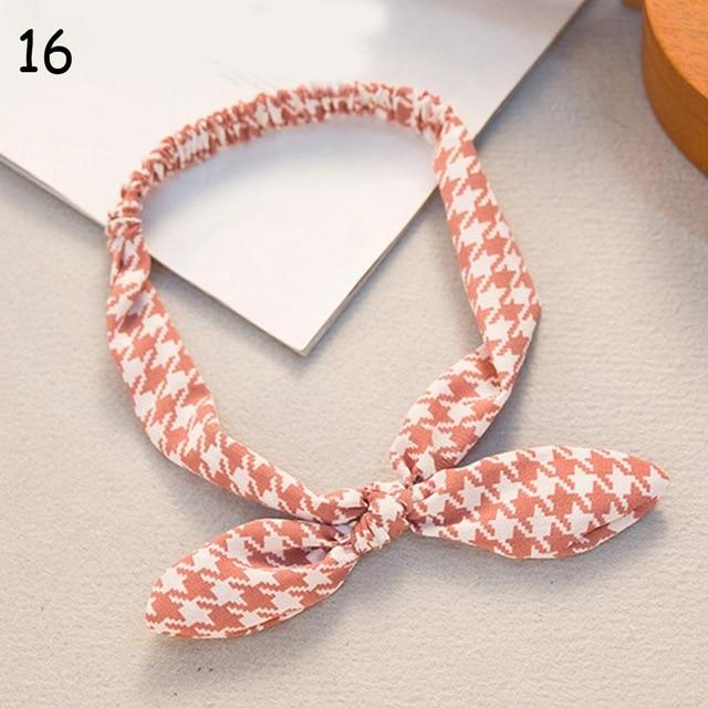 Women Sweet Hair Bands Print Headbands Retro Hair Accessories Cross Turban Bandage Bandanas Hairband Headwrap Summer Headwear JadeMoghul Inc. 