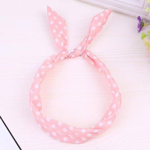 Women Sweet Hair Bands Print Headbands Retro Hair Accessories Cross Turban Bandage Bandanas Hairband Headwrap Summer Headwear JadeMoghul Inc. 