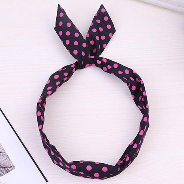 Women Sweet Hair Bands Print Headbands Retro Hair Accessories Cross Turban Bandage Bandanas Hairband Headwrap Summer Headwear JadeMoghul Inc. 
