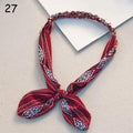 Women Sweet Hair Bands Print Headbands Retro Hair Accessories Cross Turban Bandage Bandanas Hairband Headwrap Summer Headwear JadeMoghul Inc. 