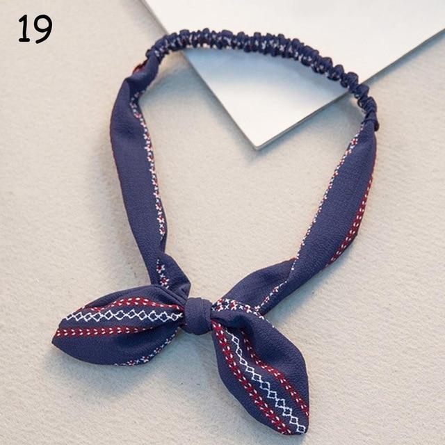 Women Sweet Hair Bands Print Headbands Retro Hair Accessories Cross Turban Bandage Bandanas Hairband Headwrap Summer Headwear JadeMoghul Inc. 