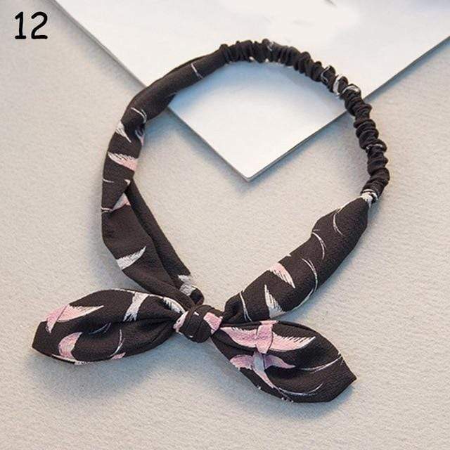 Women Sweet Hair Bands Print Headbands Retro Hair Accessories Cross Turban Bandage Bandanas Hairband Headwrap Summer Headwear JadeMoghul Inc. 