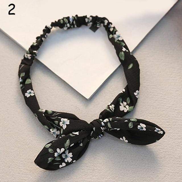 Women Sweet Hair Bands Print Headbands Retro Hair Accessories Cross Turban Bandage Bandanas Hairband Headwrap Summer Headwear JadeMoghul Inc. 