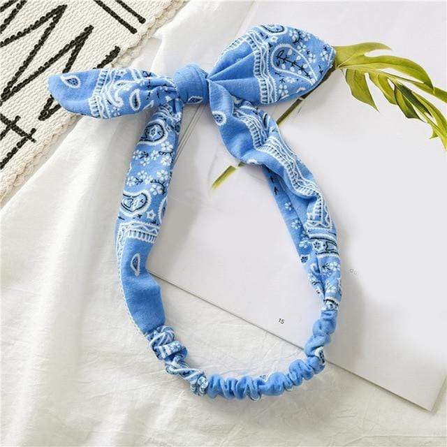 Women Sweet Hair Bands Print Headbands Retro Hair Accessories Cross Turban Bandage Bandanas Hairband Headwrap Summer Headwear JadeMoghul Inc. 