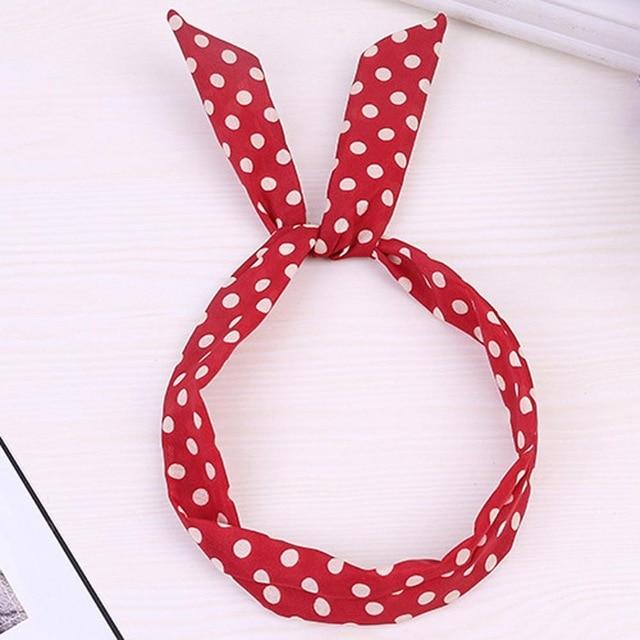 Women Sweet Hair Bands Print Headbands Retro Hair Accessories Cross Turban Bandage Bandanas Hairband Headwrap Summer Headwear JadeMoghul Inc. 