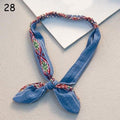Women Sweet Hair Bands Print Headbands Retro Hair Accessories Cross Turban Bandage Bandanas Hairband Headwrap Summer Headwear JadeMoghul Inc. 