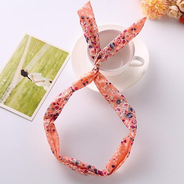 Women Sweet Hair Bands Print Headbands Retro Hair Accessories Cross Turban Bandage Bandanas Hairband Headwrap Summer Headwear JadeMoghul Inc. 