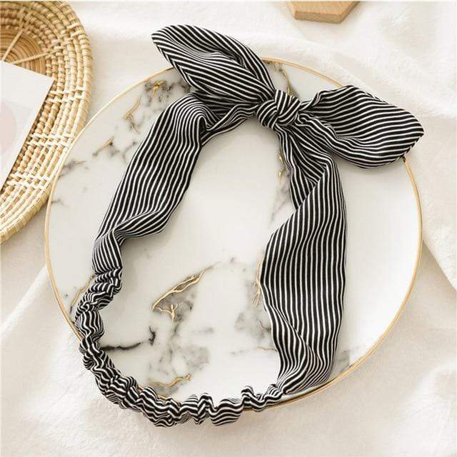 Women Sweet Hair Bands Print Headbands Retro Hair Accessories Cross Turban Bandage Bandanas Hairband Headwrap Summer Headwear JadeMoghul Inc. 