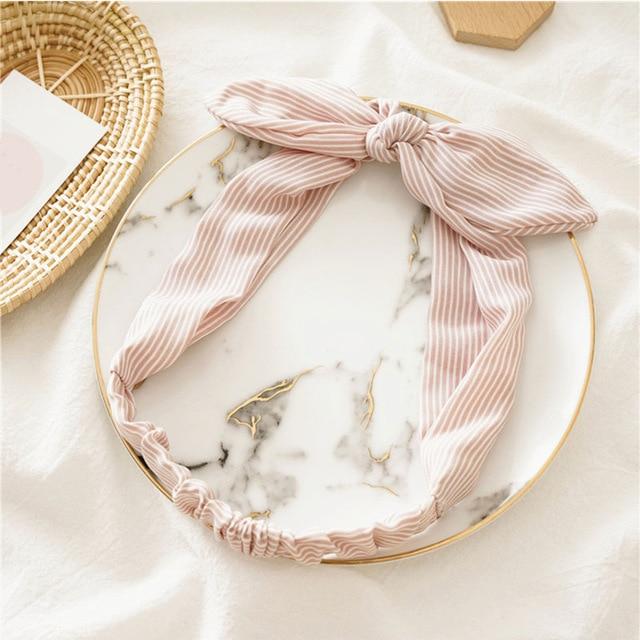 Women Sweet Hair Bands Print Headbands Retro Hair Accessories Cross Turban Bandage Bandanas Hairband Headwrap Summer Headwear JadeMoghul Inc. 