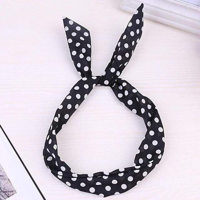 Women Sweet Hair Bands Print Headbands Retro Hair Accessories Cross Turban Bandage Bandanas Hairband Headwrap Summer Headwear JadeMoghul Inc. 