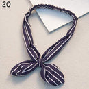 Women Sweet Hair Bands Print Headbands Retro Hair Accessories Cross Turban Bandage Bandanas Hairband Headwrap Summer Headwear JadeMoghul Inc. 