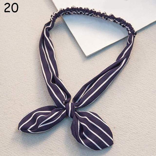 Women Sweet Hair Bands Print Headbands Retro Hair Accessories Cross Turban Bandage Bandanas Hairband Headwrap Summer Headwear JadeMoghul Inc. 