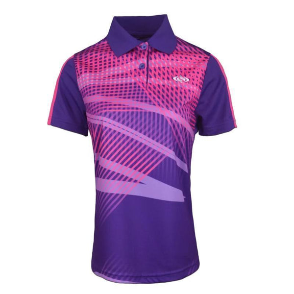women Tennis clothing Sportswear Quick Dry badminton POLO shirt Jerseys,Women table tennis shirt team game short sleeve T Shirts-purple-XL-JadeMoghul Inc.