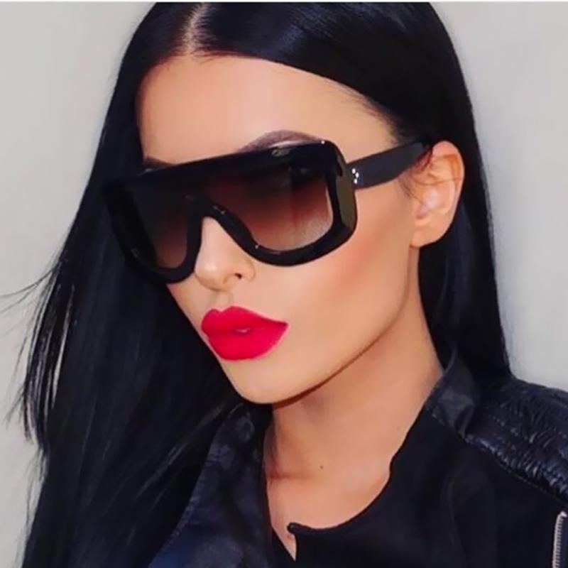 Women Trendy Acrylic Frame Square Sunglasses With 100% UV 400 Protection-C1-JadeMoghul Inc.