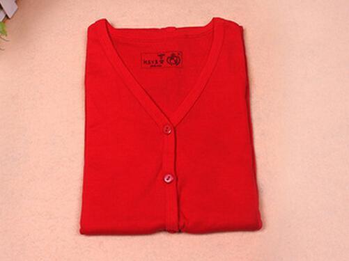Women Tunic Length Cardigan Sweater-big red-One Size-JadeMoghul Inc.