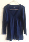 Women Tunic Length Cardigan Sweater-navy blue-One Size-JadeMoghul Inc.