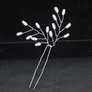 Women U-shaped Pin Metal Barrette Clip Hairpins Simulated Pearl Bridal Tiara Hair Accessories Wedding Hairstyle Design Tools AExp