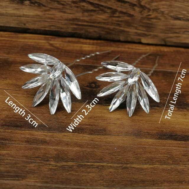 Women U-shaped Pin Metal Barrette Clip Hairpins Simulated Pearl Bridal Tiara Hair Accessories Wedding Hairstyle Design Tools AExp
