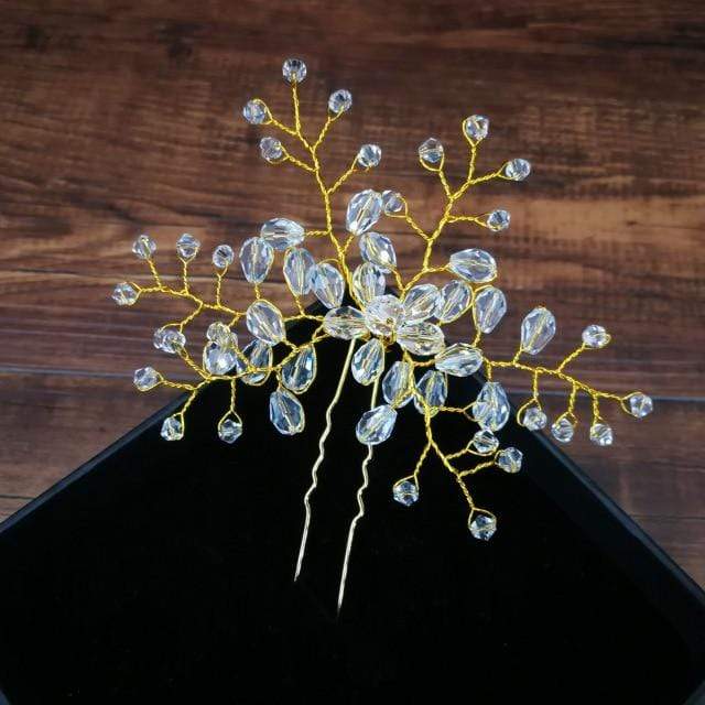 Women U-shaped Pin Metal Barrette Clip Hairpins Simulated Pearl Bridal Tiara Hair Accessories Wedding Hairstyle Design Tools AExp