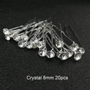 Women U-shaped Pin Metal Barrette Clip Hairpins Simulated Pearl Bridal Tiara Hair Accessories Wedding Hairstyle Design Tools AExp