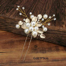 Women U-shaped Pin Metal Barrette Clip Hairpins Simulated Pearl Bridal Tiara Hair Accessories Wedding Hairstyle Design Tools JadeMoghul Inc. 