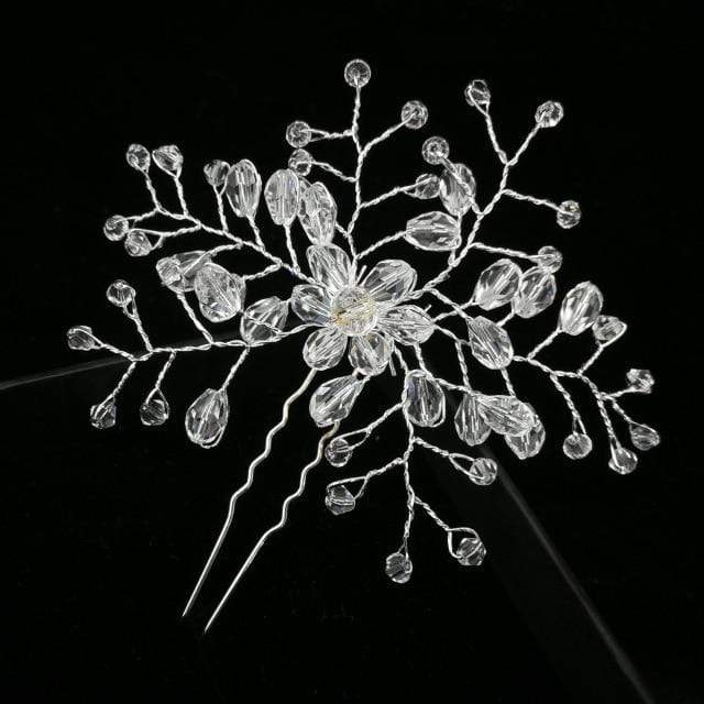 Women U-shaped Pin Metal Barrette Clip Hairpins Simulated Pearl Bridal Tiara Hair Accessories Wedding Hairstyle Design Tools JadeMoghul Inc. 