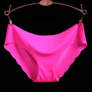 Women Ultra-thin  Seamless Solid Color Panties
