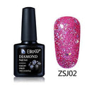 Women UV Diamond Glitter Gel Nail Polish Lacquer-ZSJ02-JadeMoghul Inc.