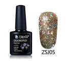 Women UV Diamond Glitter Gel Nail Polish Lacquer-ZSJ05-JadeMoghul Inc.