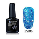 Women UV Diamond Glitter Gel Nail Polish Lacquer-ZSJ06-JadeMoghul Inc.