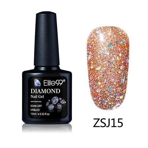 Women UV Diamond Glitter Gel Nail Polish Lacquer-ZSJ15-JadeMoghul Inc.