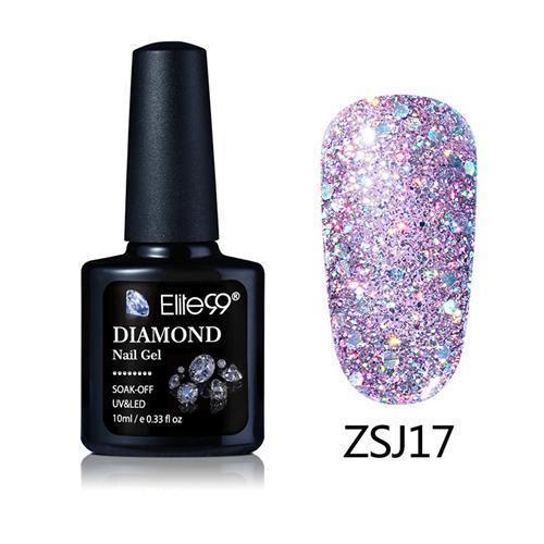 Women UV Diamond Glitter Gel Nail Polish Lacquer-ZSJ17-JadeMoghul Inc.