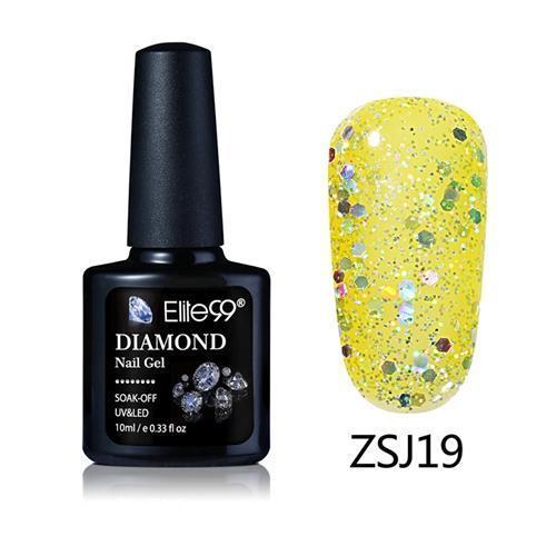 Women UV Diamond Glitter Gel Nail Polish Lacquer-ZSJ19-JadeMoghul Inc.