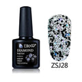 Women UV Diamond Glitter Gel Nail Polish Lacquer-ZSJ28-JadeMoghul Inc.