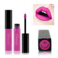 Women Vibrant Colors Smooth wear Waterproof Matte Liquid Lip Cream-21-JadeMoghul Inc.