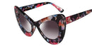 Women Vintage Cat Eye Sunglasses In Acrylic Floral / Solid Frames With 100% UV 400 Protection-5-JadeMoghul Inc.