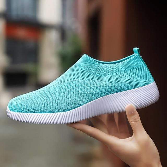 Women Vulcanized Shoes High Quality Women Sneakers Slip On Flats Shoes Women Loafers Plus Size 42 Walking Flat AExp