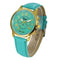 Women Watch - Leather Big Dial Analog Quartz Wrist Watch-Mint Green-JadeMoghul Inc.