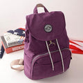 Women Water Proof Travel backpack In Solid Colors-Purple-JadeMoghul Inc.