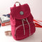 Women Water Proof Travel backpack In Solid Colors-Purple red-JadeMoghul Inc.