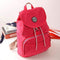 Women Water Proof Travel backpack In Solid Colors-Rose red-JadeMoghul Inc.