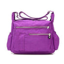 Women Water Proof Travel Messenger Bag With Multiple Storage Pockets-light purple-JadeMoghul Inc.